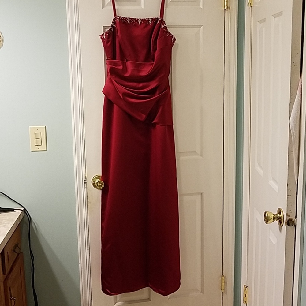 Strapless bridesmaid dress, size 14